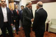 دیدار وزیر نفت بیژن زنگنه با وزیران امور خارجه و توسعه اقتصادی ایتالیا 1394.5.14 (2)