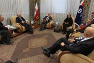 دیدار وزیر نفت بیژن زنگنه با وزیران امور خارجه و توسعه اقتصادی ایتالیا 1394.5.14 (6)