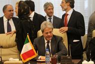 دیدار وزیر نفت بیژن زنگنه با وزیران امور خارجه و توسعه اقتصادی ایتالیا 1394.5.14 (15)