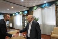دیدار محمد حسین عادلی دبیر کل مجمع صادرکنندگان گاز (جی سی ای اف) با بیژن زنگنه وزیر نفت 26 مهر 1394 (5)
