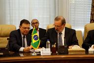 دیدار آرماندو مونتیرو وزیر توسعه و تجارت برزیل با بیژن زنگنه وزیر نفت 5 آبان 1394 (19)