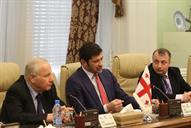 دیدار بیژن زنگنه وزیر نفت و کاخا کالادزه، معاون نخست‌وزیر و وزیر انرژی جمهوری گرجستان - 27-12-9 (2)
