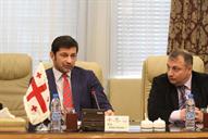 دیدار بیژن زنگنه وزیر نفت و کاخا کالادزه، معاون نخست‌وزیر و وزیر انرژی جمهوری گرجستان - 27-12-9 (4)